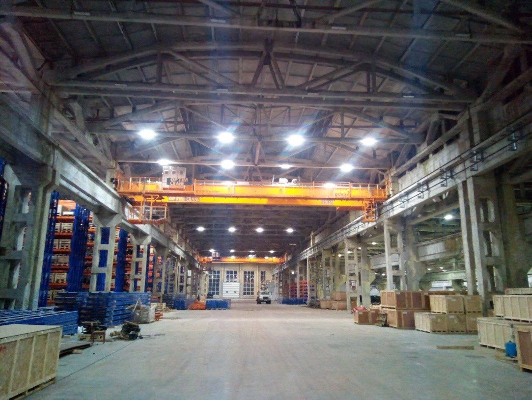 Successfully installed new cranes for our regular customer – the company “Professional” in Ivanovo